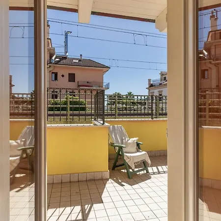 100mt Dal Mare Wi-fi Clima & Terrazzo Relax * Grottammare